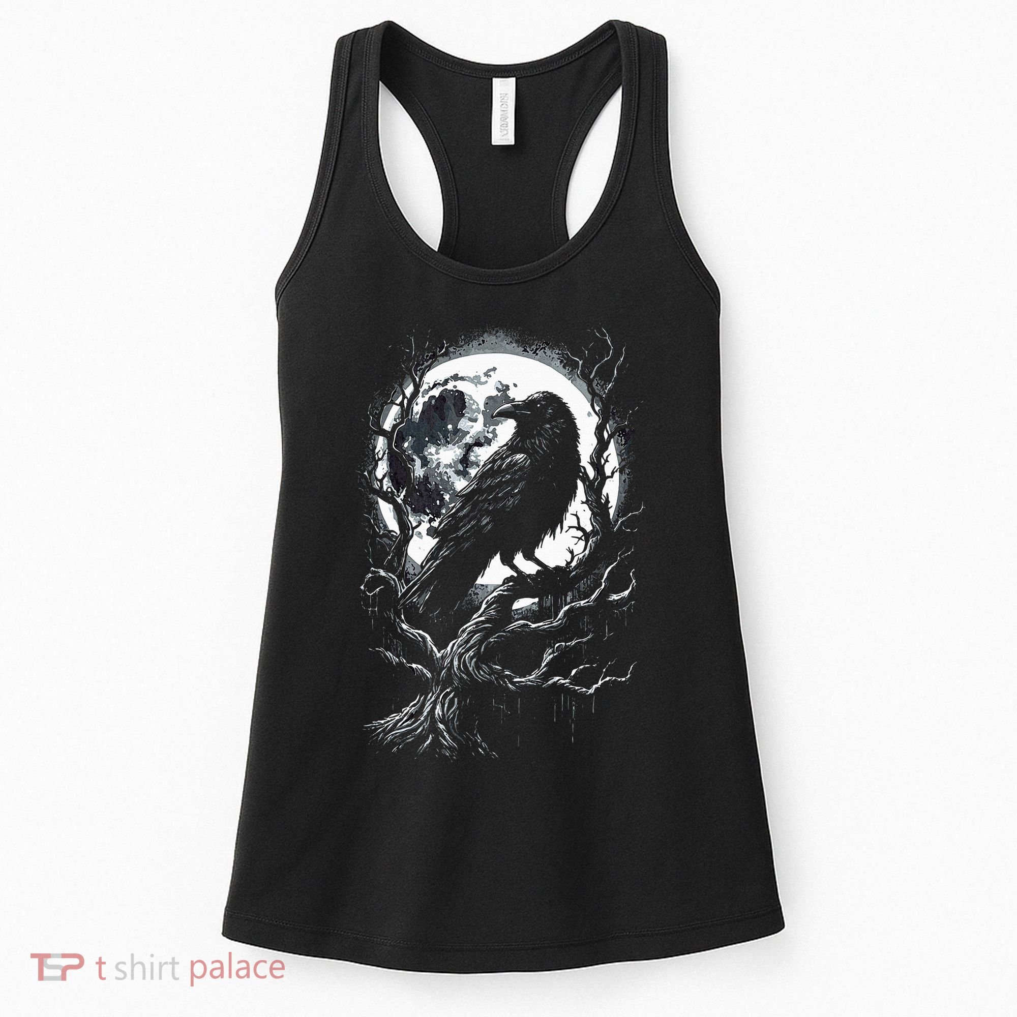 Black Crow Raven Bird Women's Tank Top