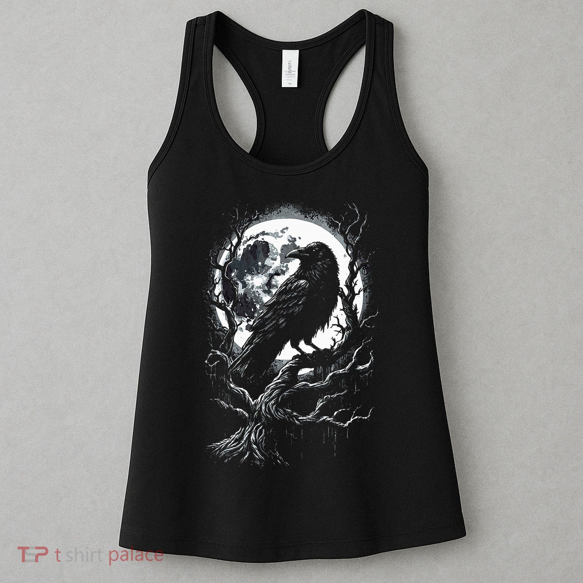 Black Crow Raven Bird Women's Tank Top