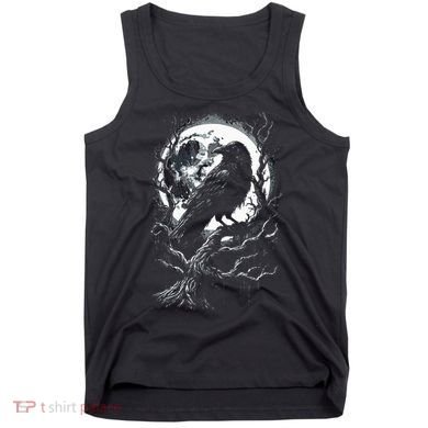 Black Crow Raven Bird Tank Top