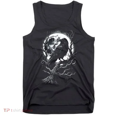Black Crow Raven Bird Tank Top