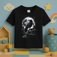 Black Crow Raven Bird Toddler T-Shirt thumb 3