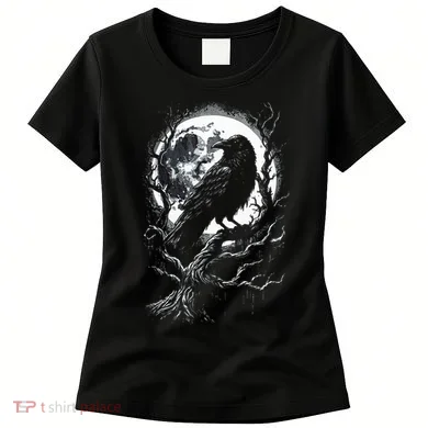 Black Crow Raven Bird Women's T-Shirt