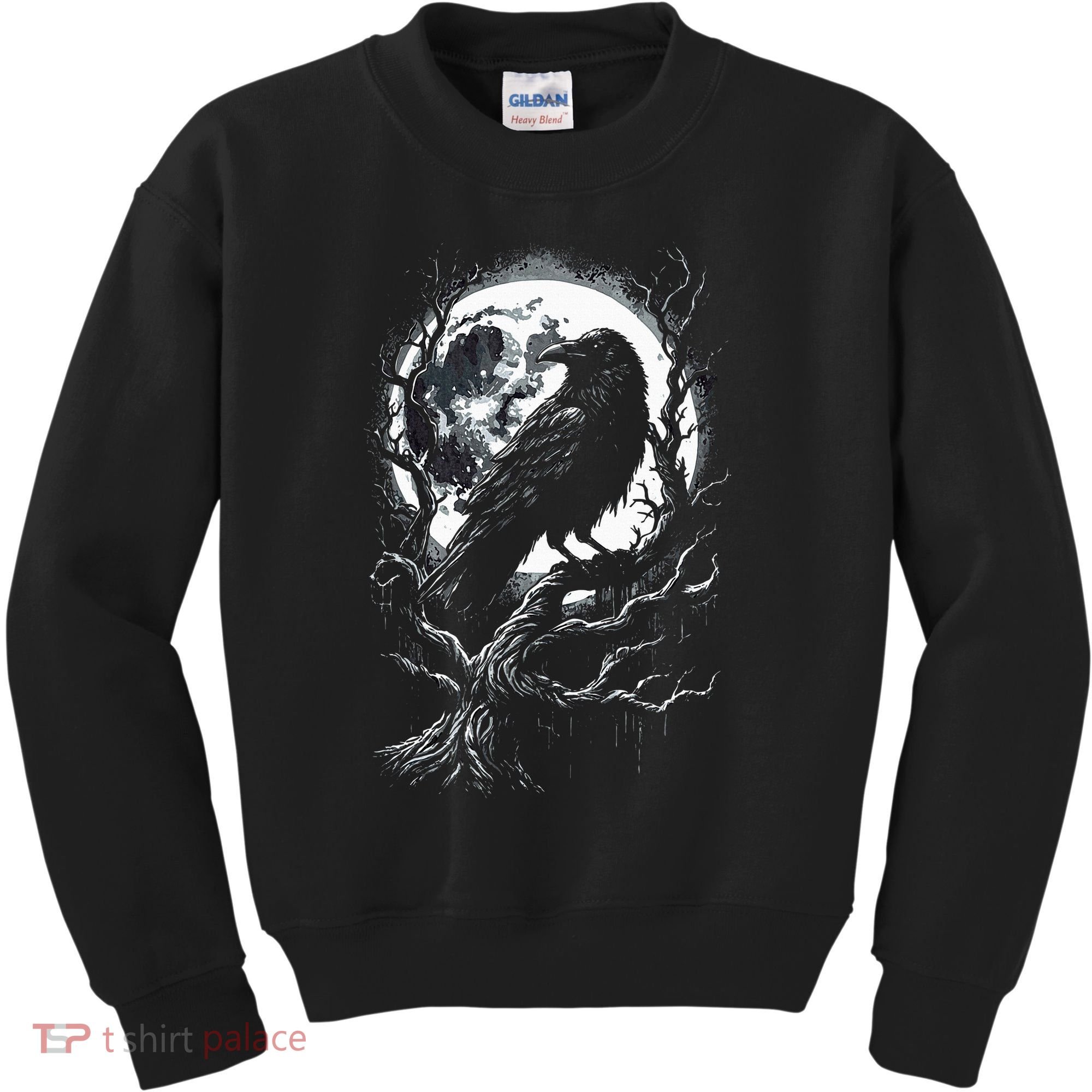 Black Crow Raven Bird Kids Sweatshirt