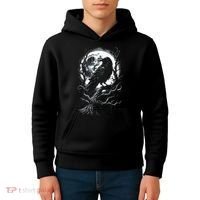 Black Crow Raven Bird Kids Hoodie thumb 4