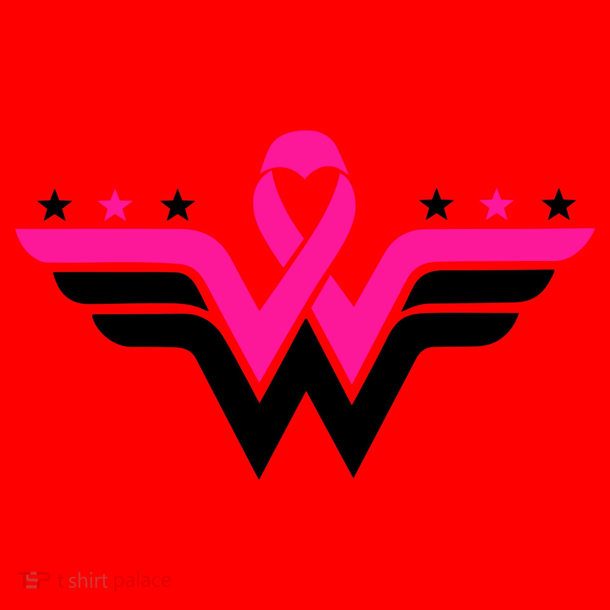 Breast Cancer Ribbon Santa Hat