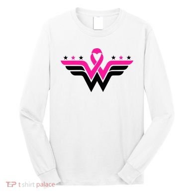 Breast Cancer Ribbon Long Sleeve Shirt