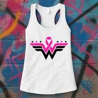 Breast Cancer Ribbon Women's Tank Top thumb 3