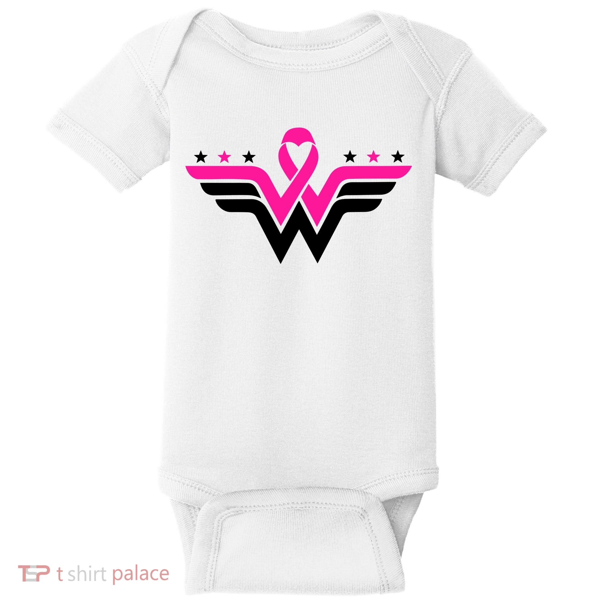 Breast Cancer Ribbon Baby Bodysuit
