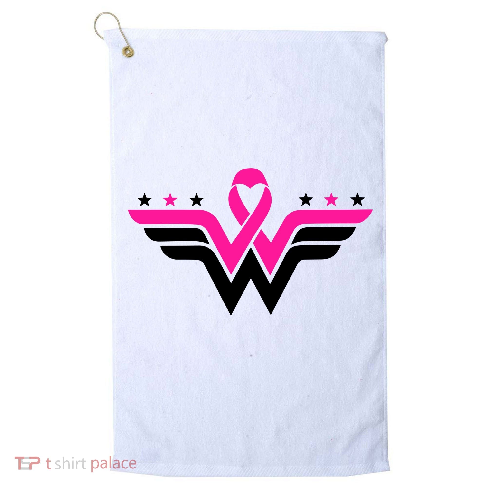 Breast Cancer Ribbon Golf Towel