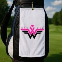 Breast Cancer Ribbon Golf Towel thumb 2