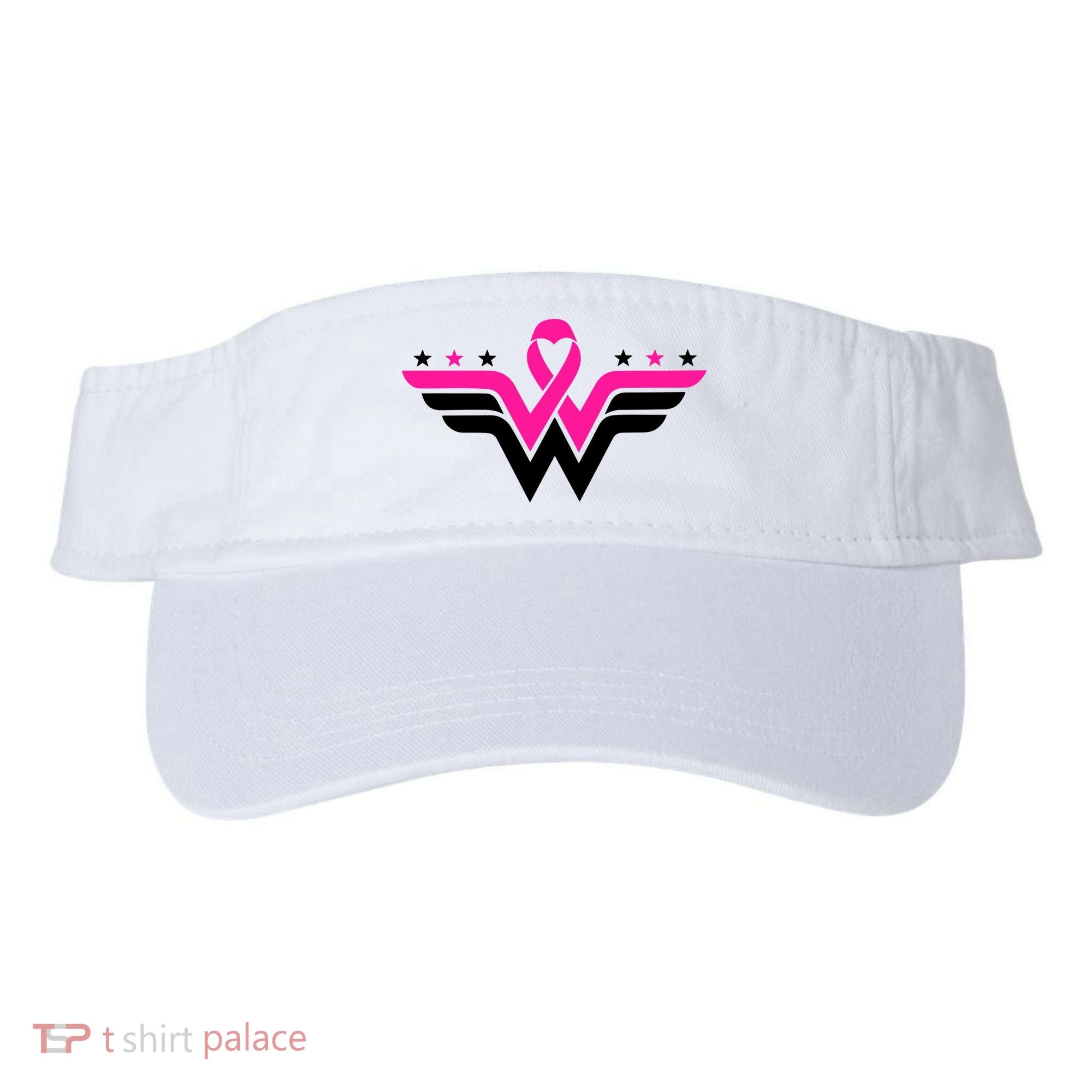 Breast Cancer Ribbon Visor