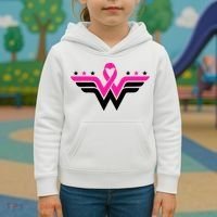 Breast Cancer Ribbon Kids Hoodie thumb 3