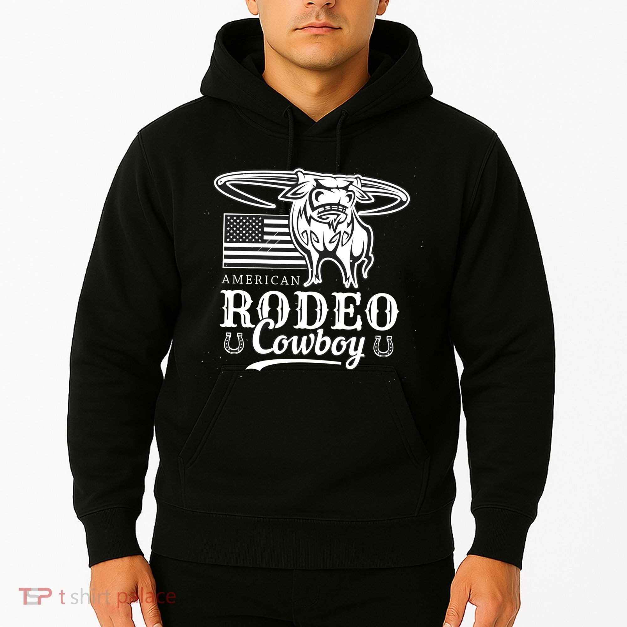 Bull Cowboy Rodeo Hoodie