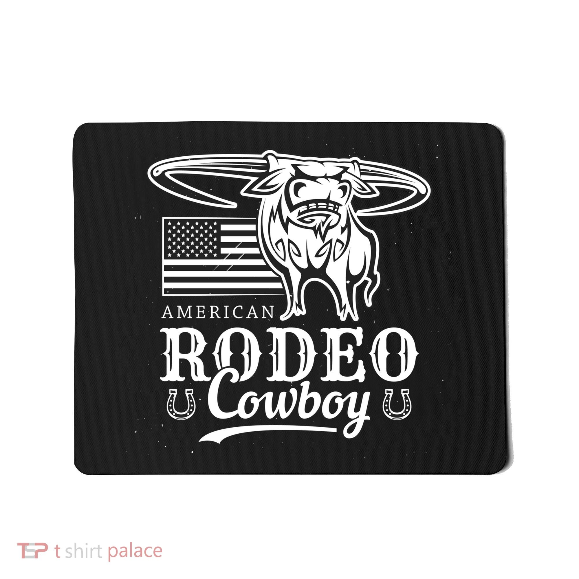 Bull Cowboy Rodeo Mousepad