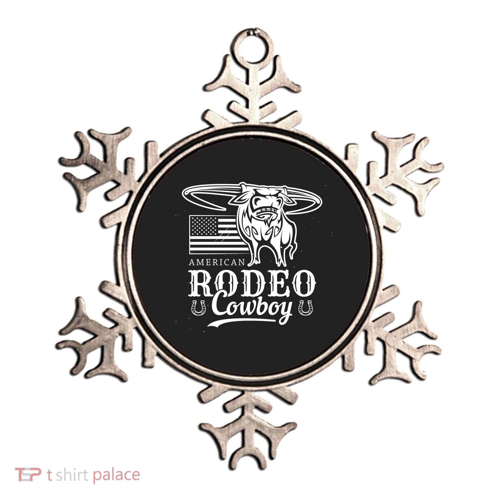 Bull Cowboy Rodeo Ornament