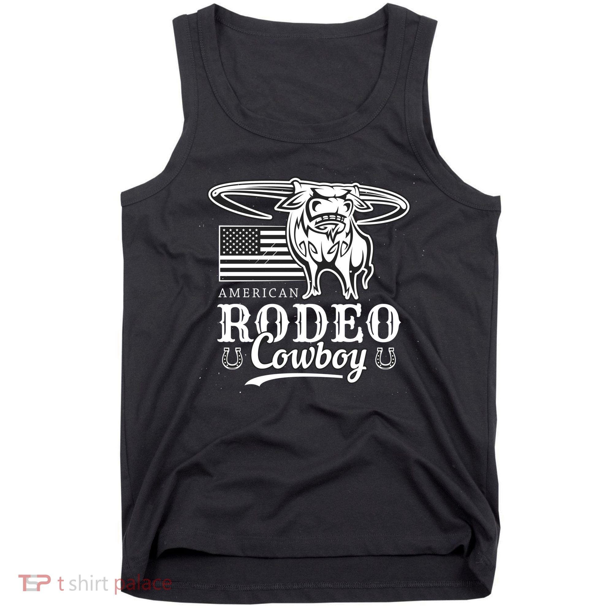 Bull Cowboy Rodeo Tank Top