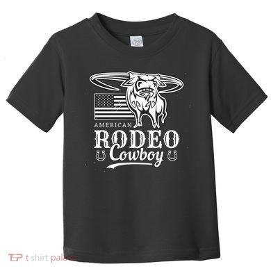 Bull Cowboy Rodeo Toddler T-Shirt