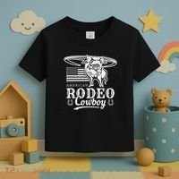 Bull Cowboy Rodeo Toddler T-Shirt thumb 3