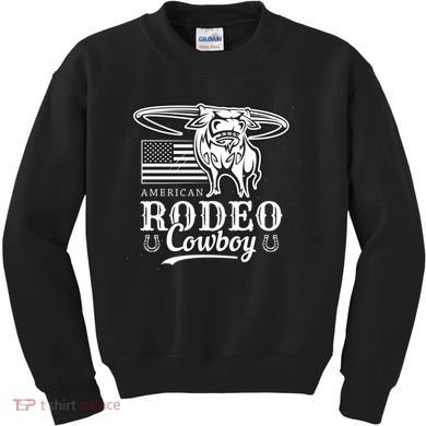 Bull Cowboy Rodeo Kids Sweatshirt