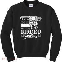 Bull Cowboy Rodeo Kids Sweatshirt thumb 0