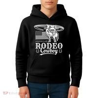 Bull Cowboy Rodeo Kids Hoodie thumb 4