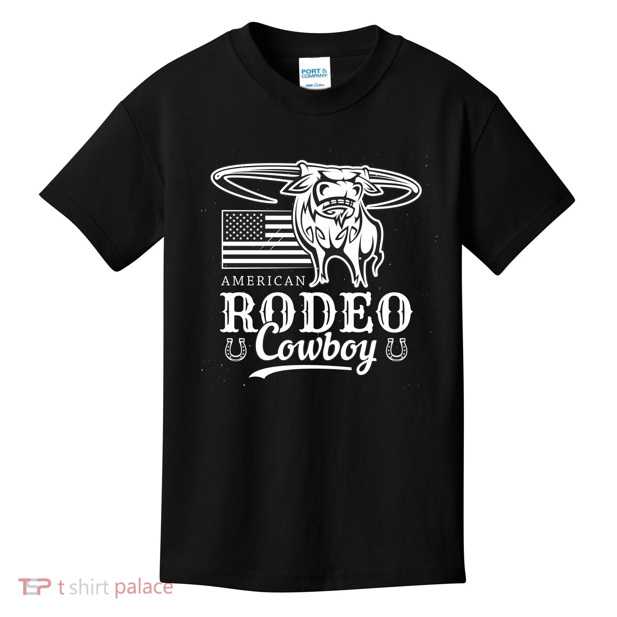 Bull Cowboy Rodeo Kids T-Shirt