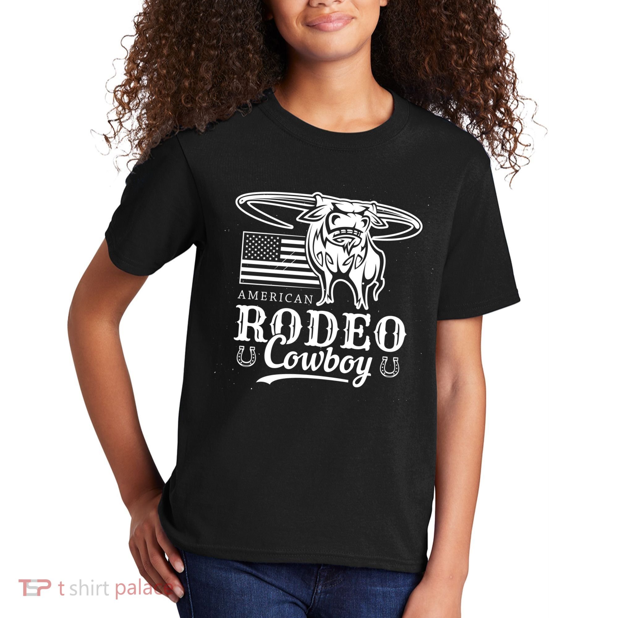 Bull Cowboy Rodeo Kids T-Shirt