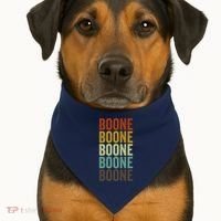 Boone City Retro USA-Made Doggie Bandana thumb 1