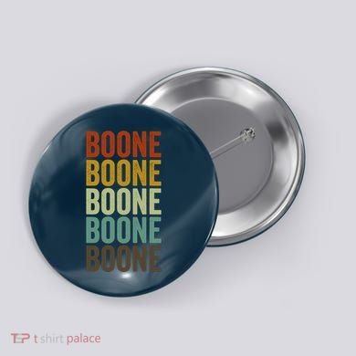 Boone City Retro Button
