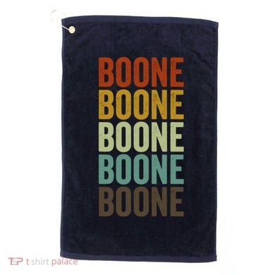 Boone City Retro Golf Towel