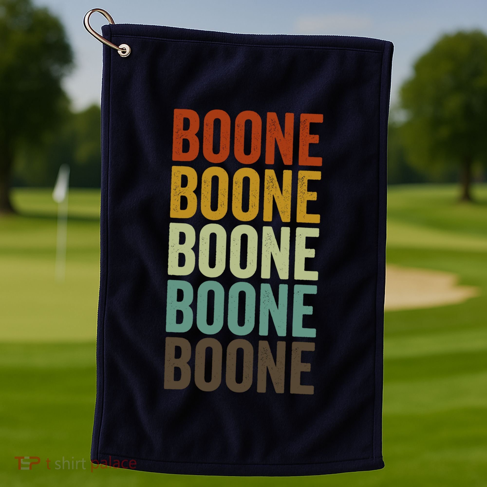 Boone City Retro Golf Towel