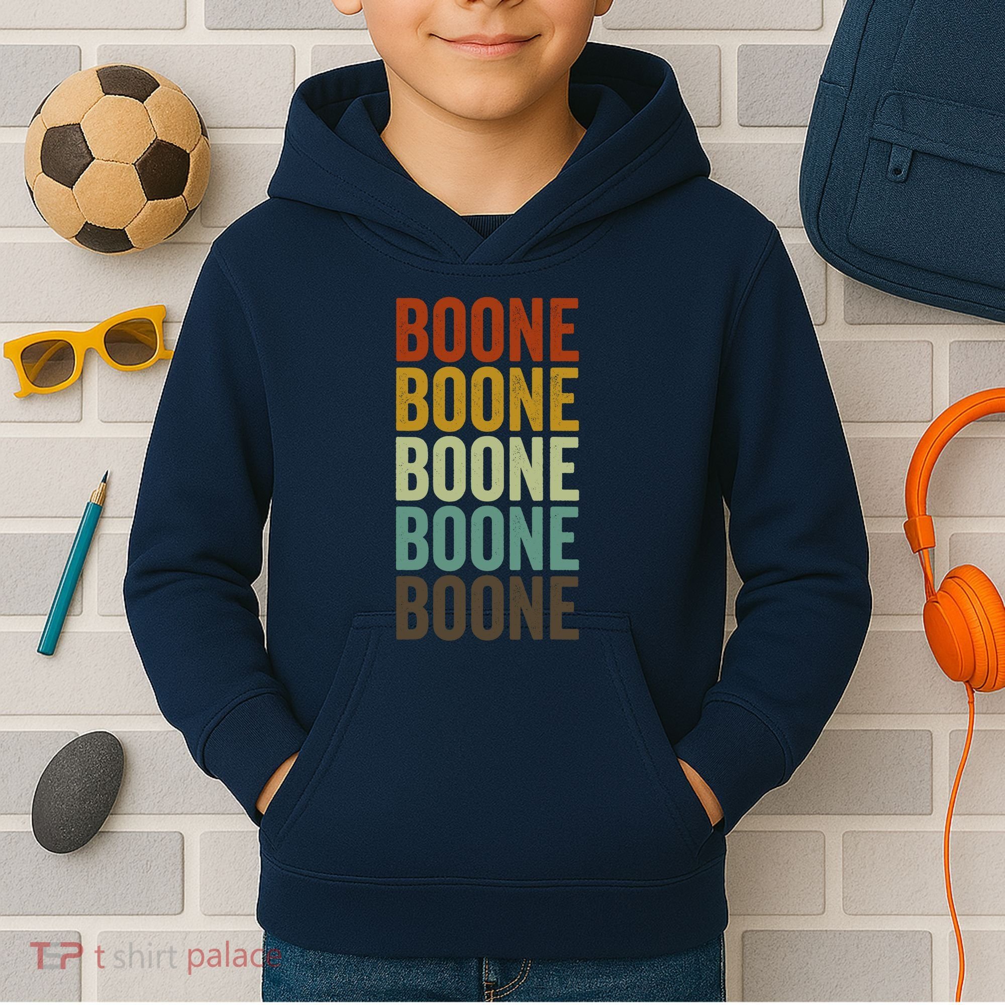Boone City Retro Kids Hoodie
