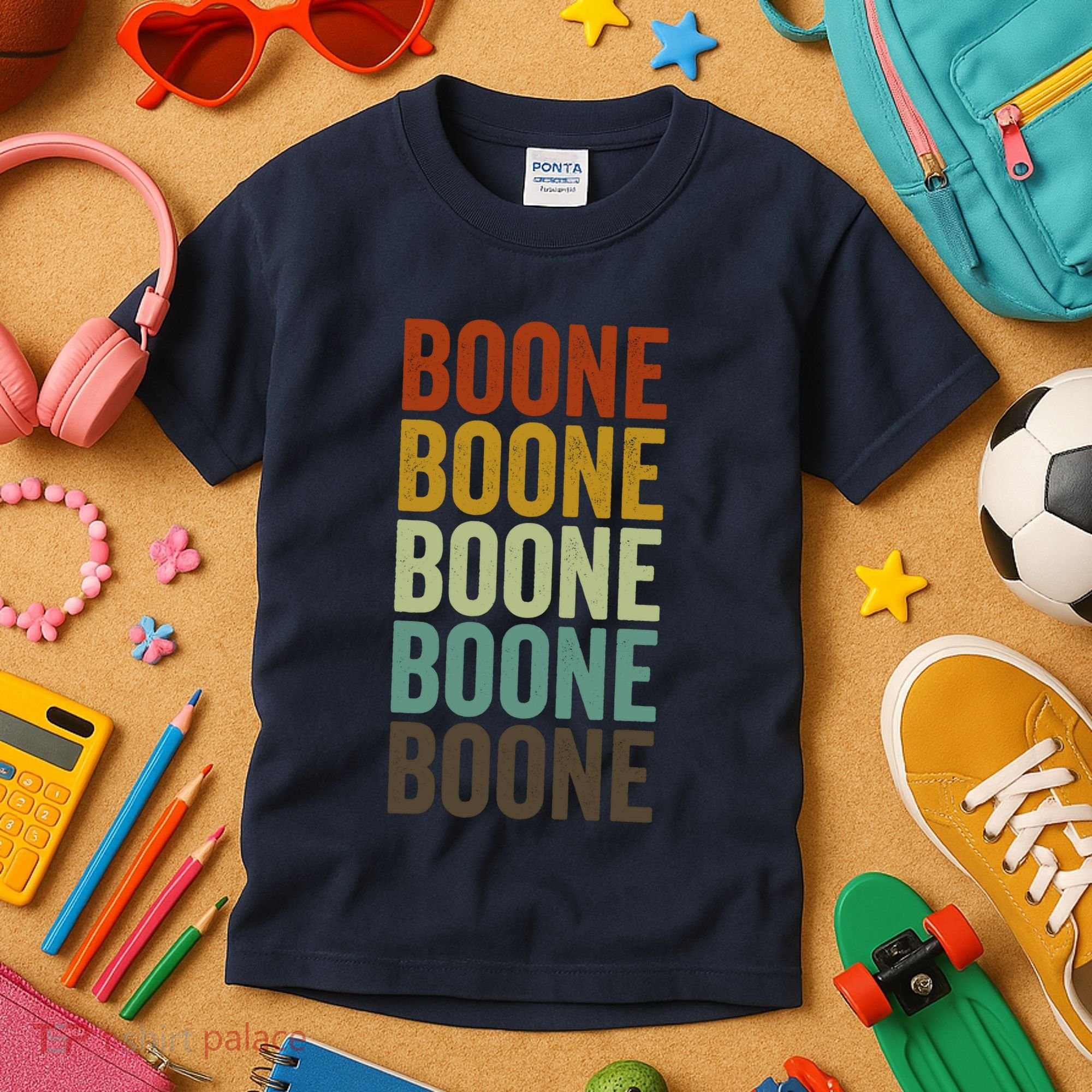 Boone City Retro Kids T-Shirt