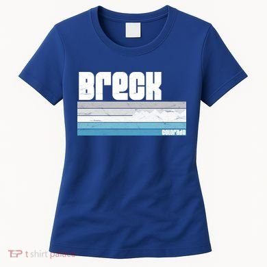 Breckenridge Colorado Retro Breck Co Skiing Snowboarding Gift Women's T-Shirt
