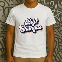 Big Chungus Retro Vintage Art Funny Dank Meme Big Chungus T-Shirt thumb 3