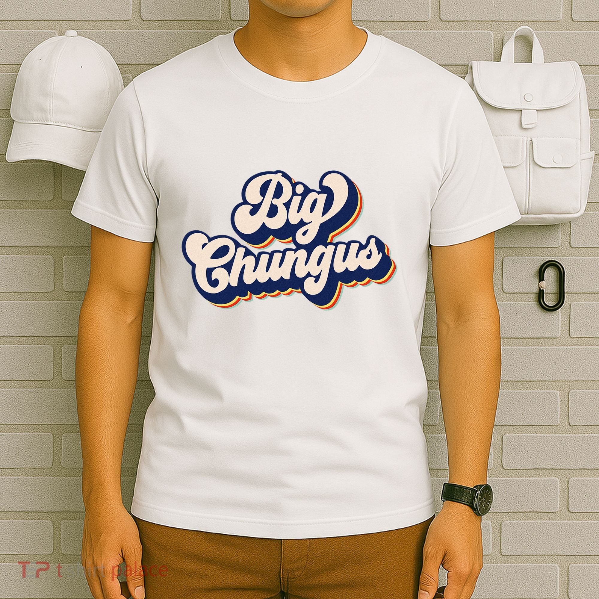 Big Chungus Retro Vintage Art Funny Dank Meme Big Chungus T-Shirt