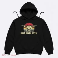 Build Crash Repeat Drone Pilot Quadcopter Faa Certified Hoodie thumb 0
