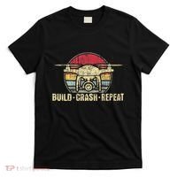 Build Crash Repeat Drone Pilot Quadcopter Faa Certified T-Shirt thumb 0