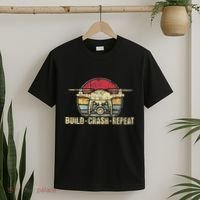 Build Crash Repeat Drone Pilot Quadcopter Faa Certified T-Shirt thumb 2