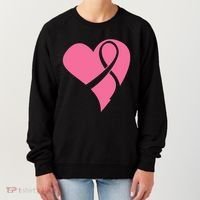 Breast Cancer Ribbon Heart Women's Sweatshirt thumb 0