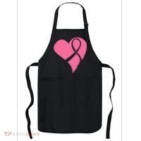Breast Cancer Ribbon Heart Apron thumb 0