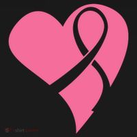 Breast Cancer Ribbon Heart Women's Hoodie thumb 2