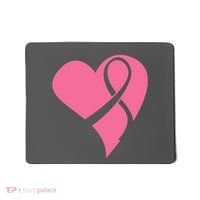 Breast Cancer Ribbon Heart Mousepad thumb 0