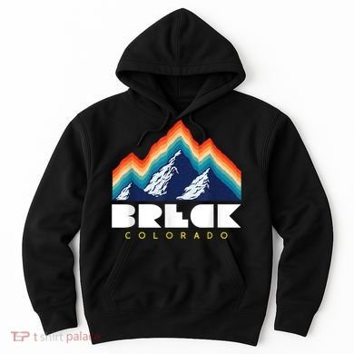 Breck Colorado Retro USA Ski Hoodie