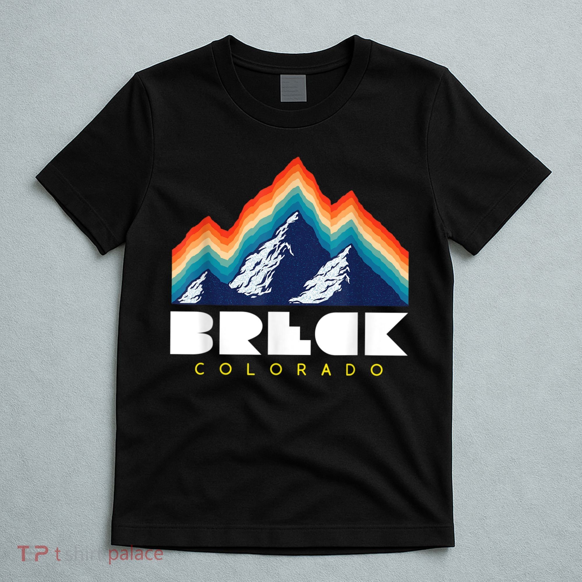 Breck Colorado Retro USA Ski T-Shirt
