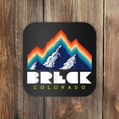 Breck Colorado Retro USA Ski Coaster