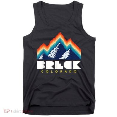 Breck Colorado Retro USA Ski Tank Top