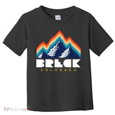 Breck Colorado Retro USA Ski Toddler T-Shirt
