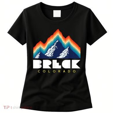 Breck Colorado Retro USA Ski Women's T-Shirt