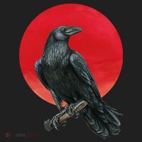 Black Crow Red Moon Women's Sweatshirt thumb 2